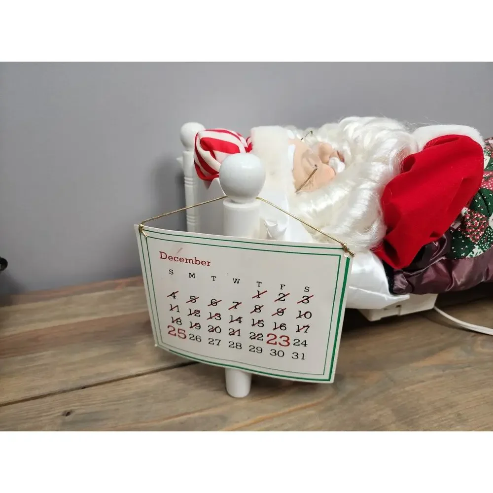 VTG Telco Motionette Sleeping Snoring Whistling Santa Animated Tested Works